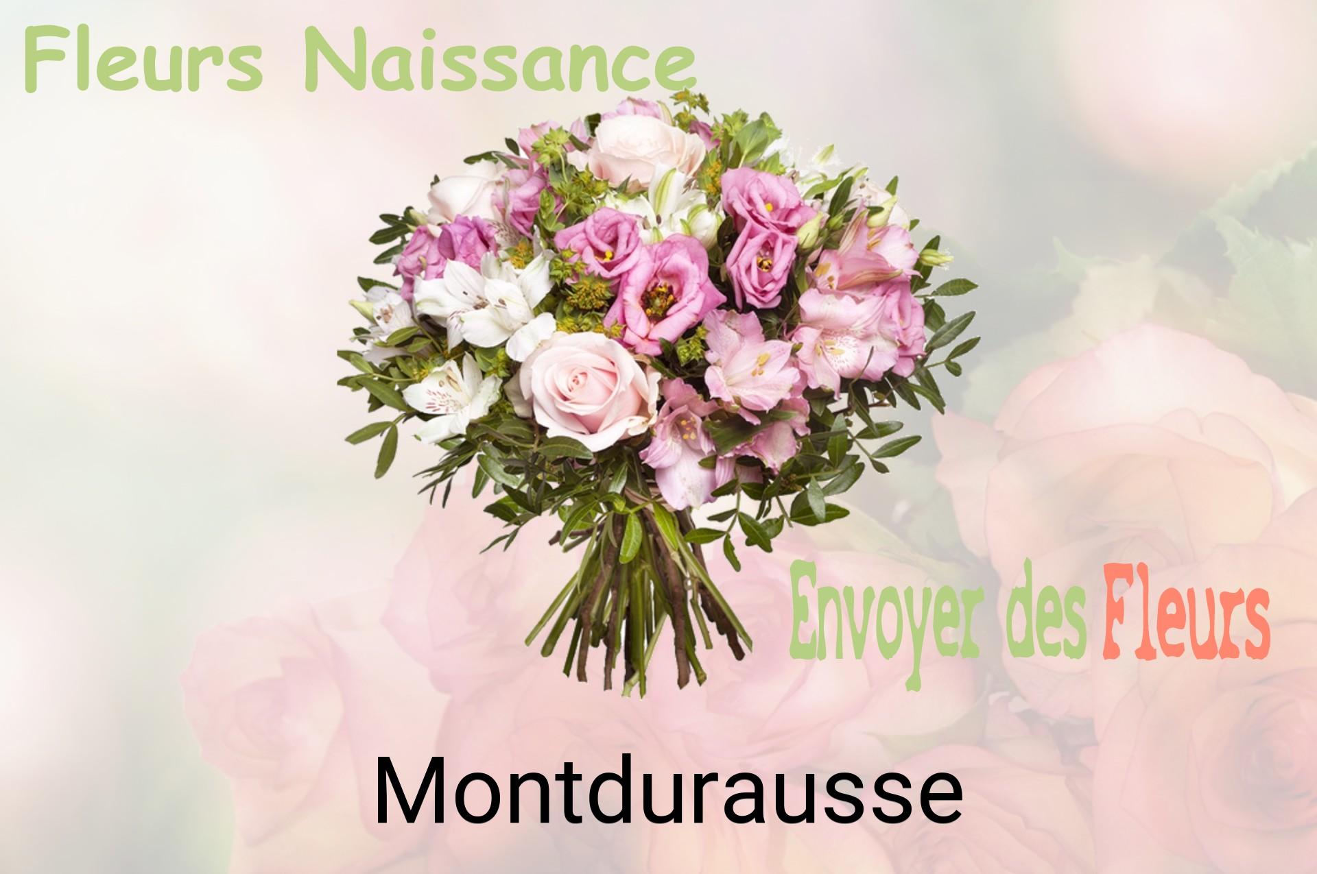 Bouquet de fleurs de naissance livré à Montdurausse